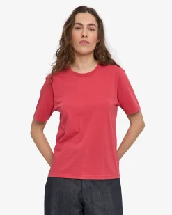 Women Light Organic Tee - Faded Red
