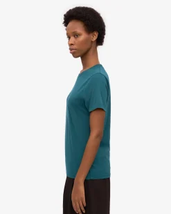 Women Light Organic Tee - Ocean Green