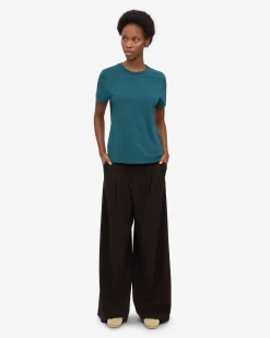 Women Light Organic Tee - Ocean Green