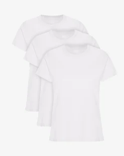 Women Light Organic Tee - Optical White (3-Pack)