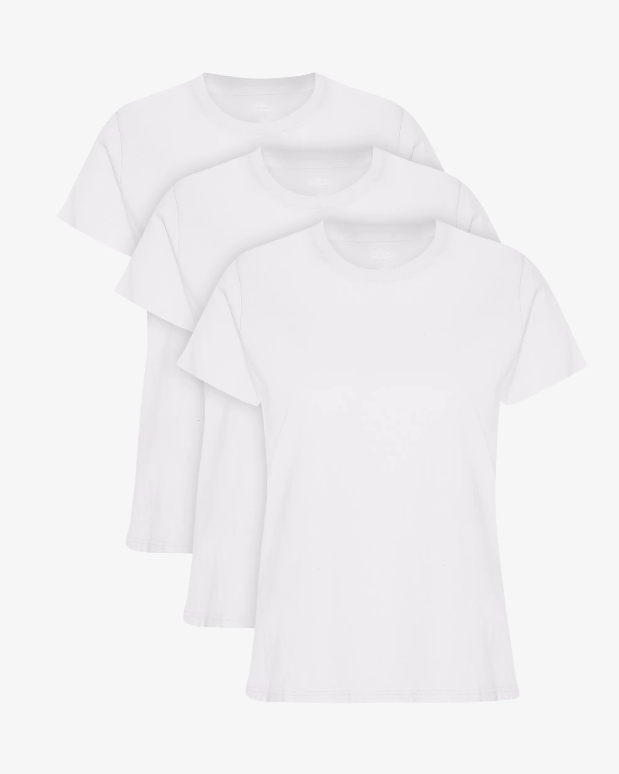 Women Light Organic Tee - Optical White (3-Pack)