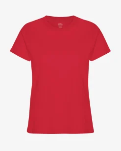 Women Light Organic Tee - Scarlet Red