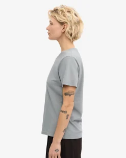 Women Light Organic Tee - Steel Blue