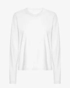 Women Organic LS T-Shirt - Optical White