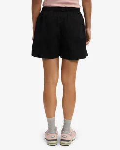 Women Organic Twill Shorts - Deep Black & Petrol Blue (2-Pack)