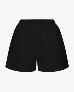 Women Organic Twill Shorts - Deep Black
