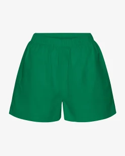Women Organic Twill Shorts - Kelly Green