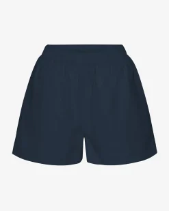 Women Organic Twill Shorts - Navy Blue