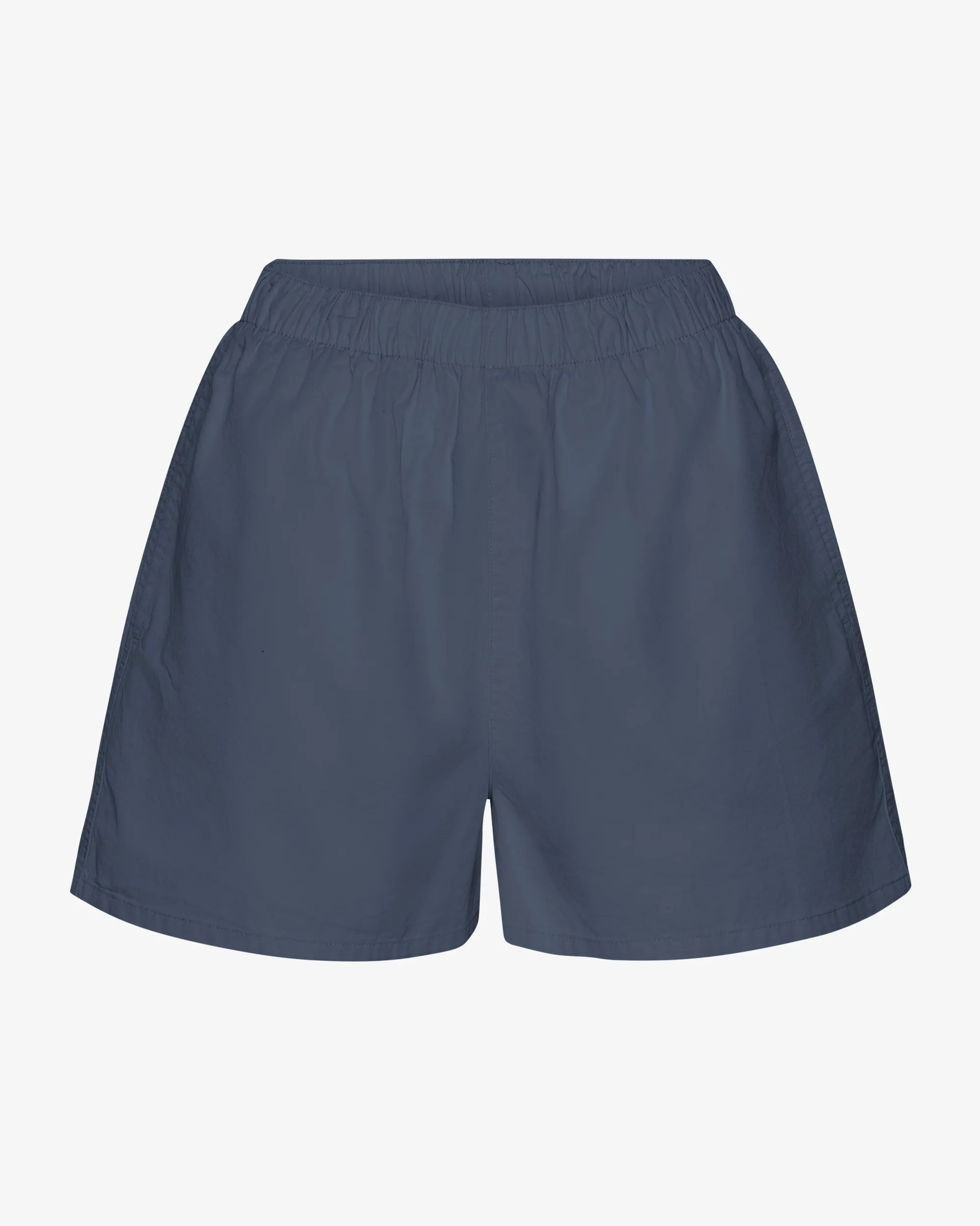 Women Organic Twill Shorts - Petrol Blue