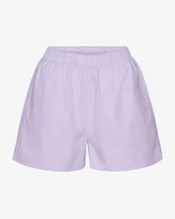 Women Organic Twill Shorts - Soft Lavender