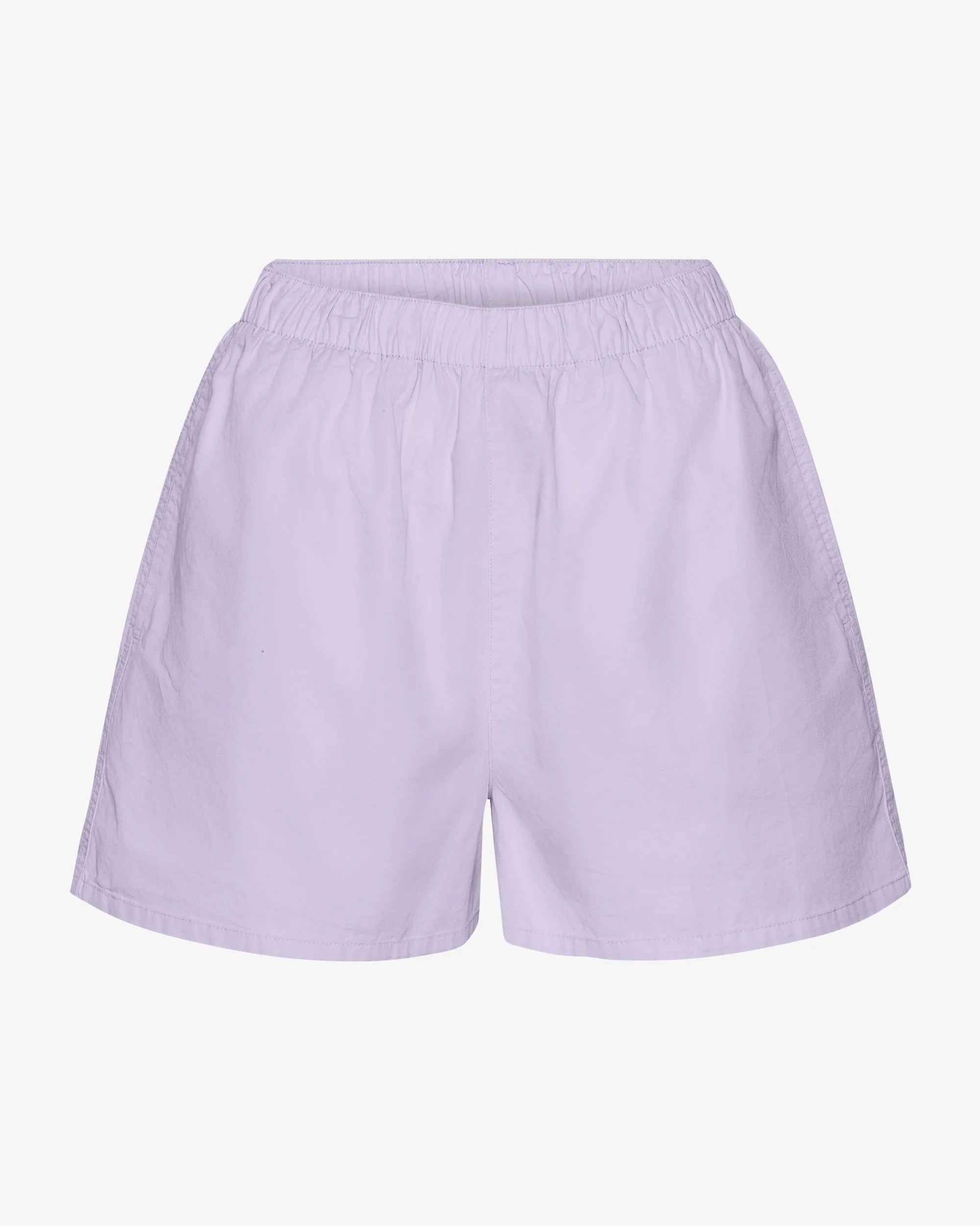 Women Organic Twill Shorts - Soft Lavender